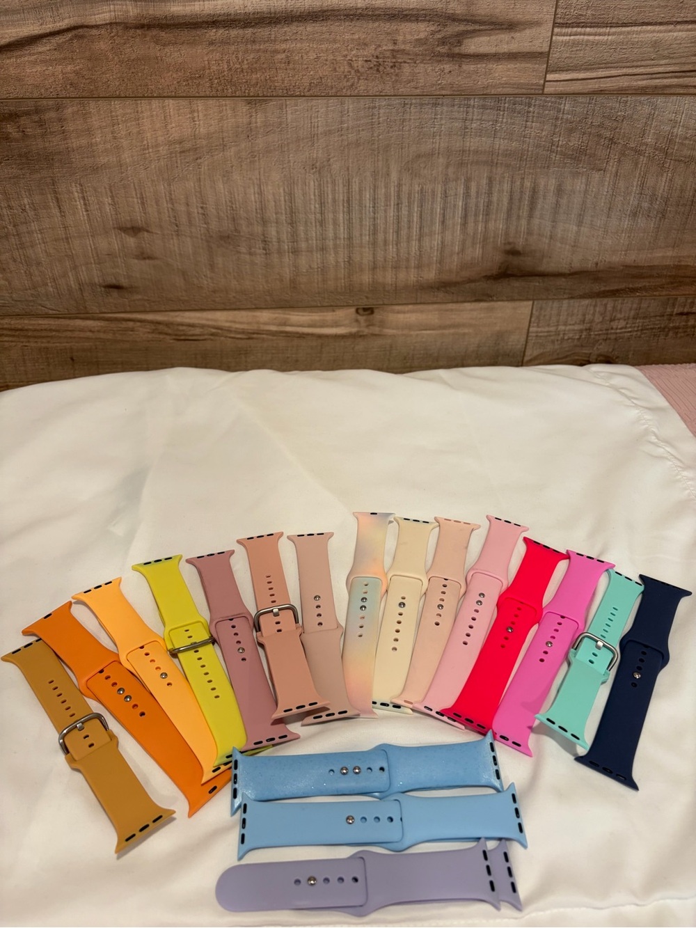Silicone Apple Watch band BUNDLE! (18)- Multi Color Options